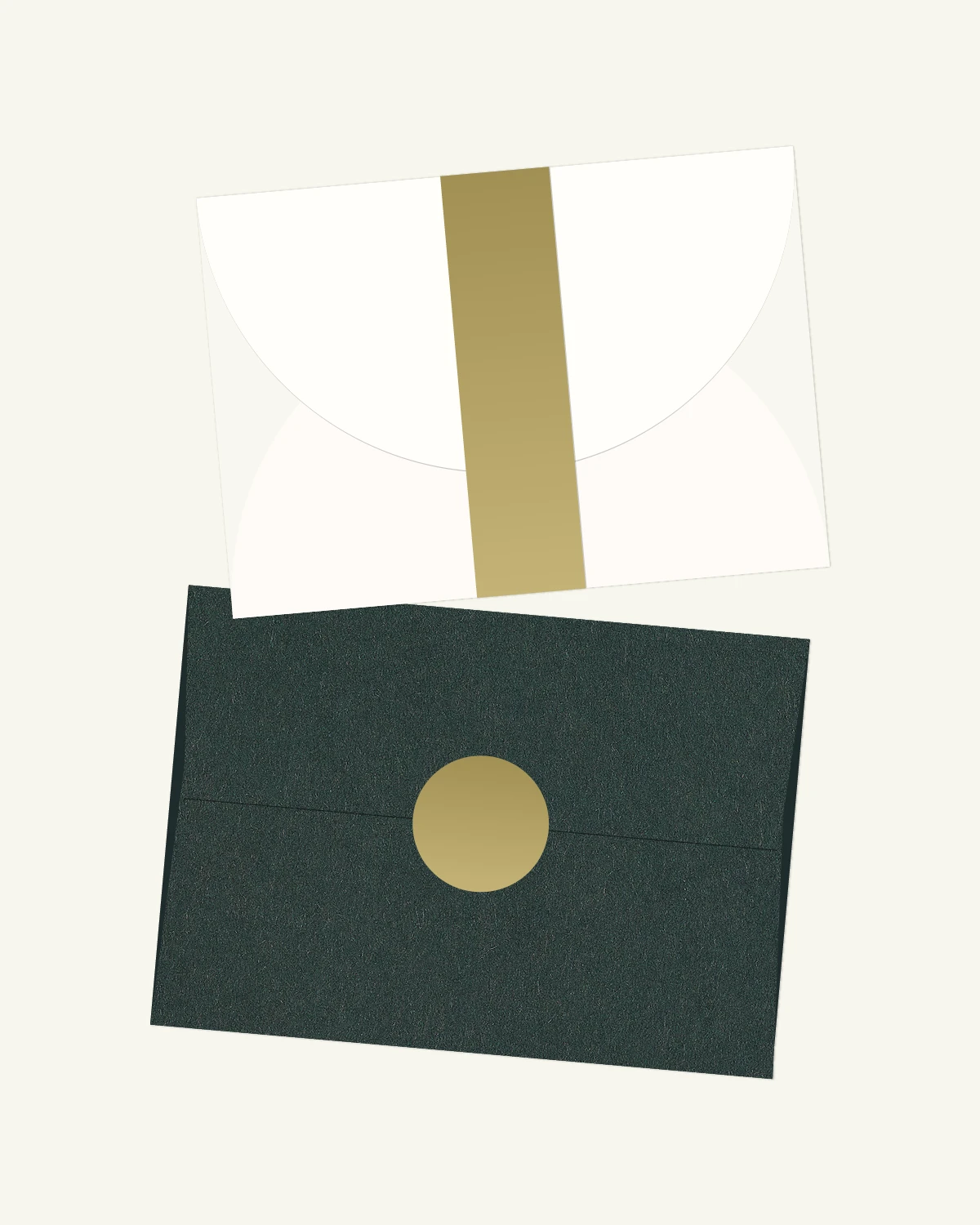 Gorgeous digital mockup of the Kandy Suite outer envelopes with the original paper texture.