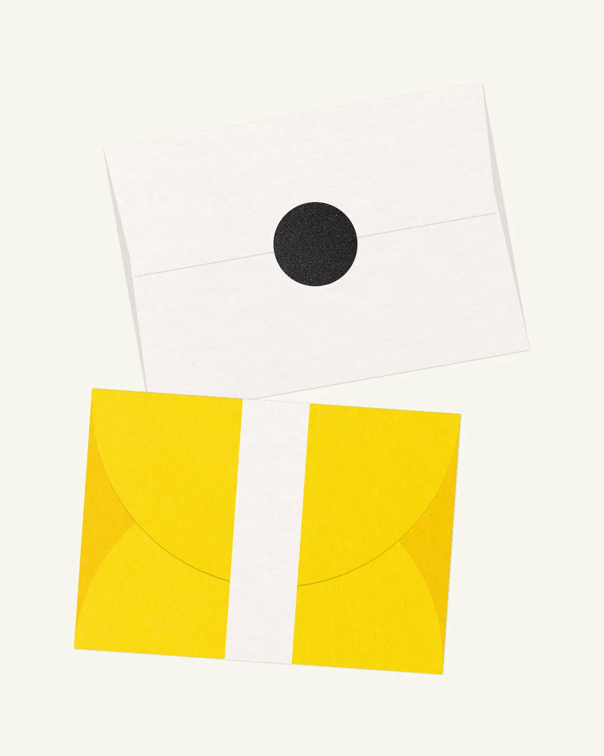 Gorgeous digital mockup of the Amalfi Suite outer envelopes with the original paper texture.