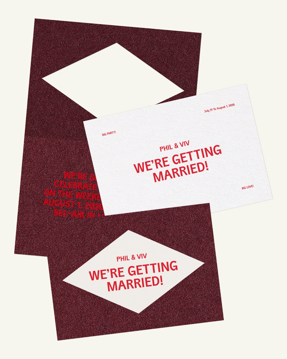 Digital mockup of the beautiful Fizz Suite invitation and inlays with the original paper texture. Digital mockup of the beautiful Fizz Suite invitation and inlays with the original paper texture.