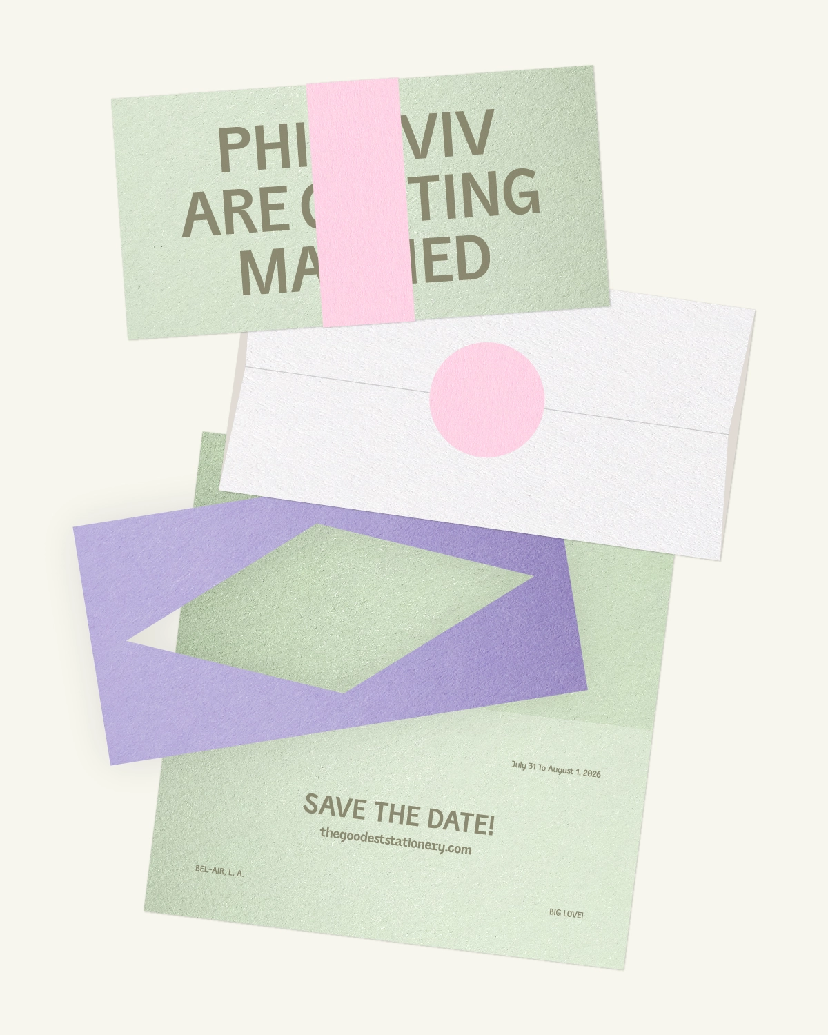 Digital mockup of Nowruz Suite Save-the-date card with luxurious inlay and envelope.heDate Digital mockup of Nowruz Suite Save-the-date card with luxurious inlay and envelope.heDate