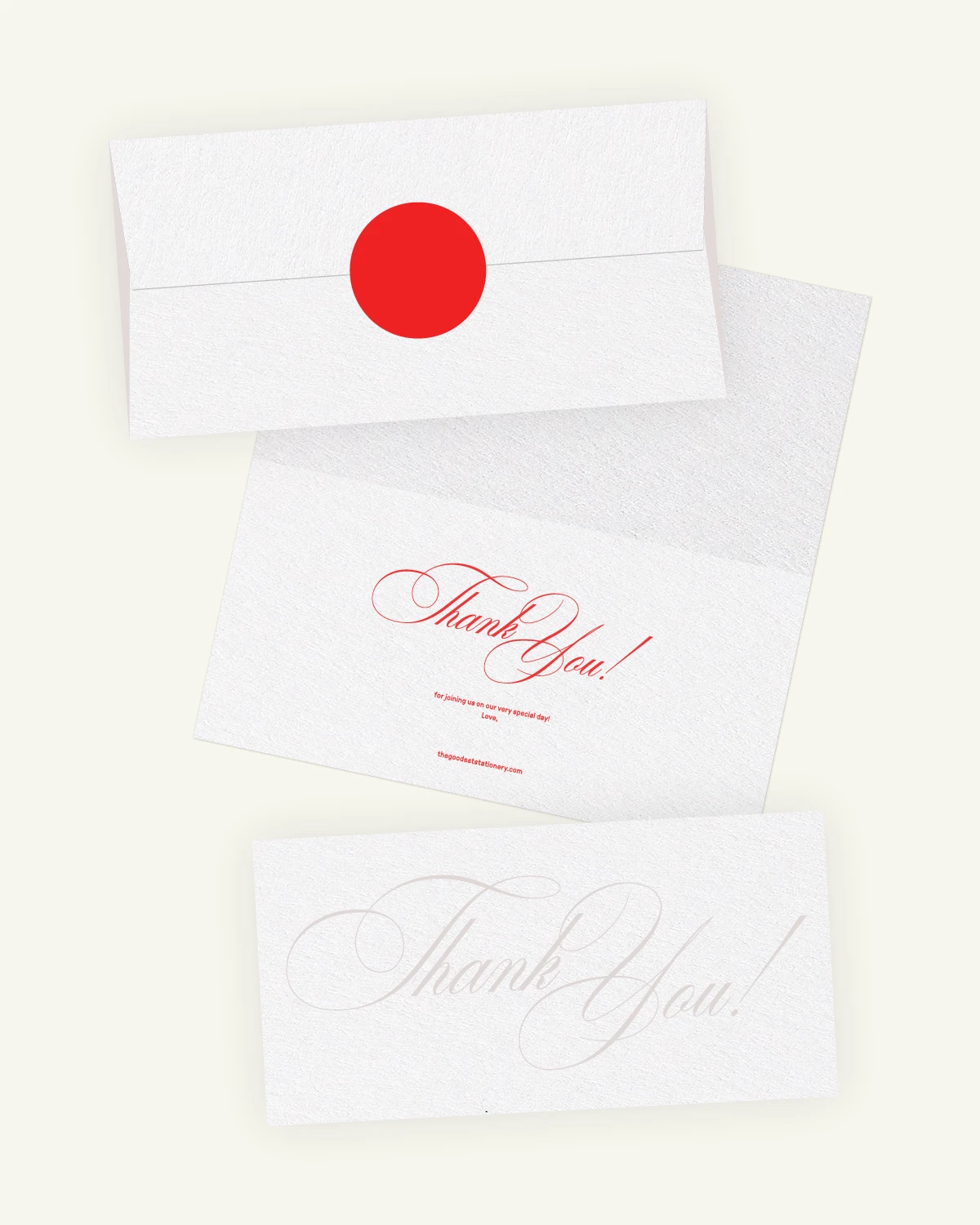 Beautiful Digital mockup of the Aspen Suite thank-you card with envelope. Beautiful Digital mockup of the Aspen Suite thank-you card with envelope.