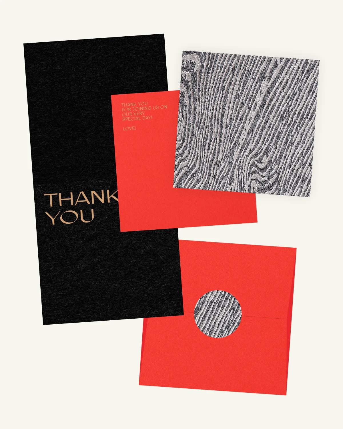 Beautiful Digital mockup of the Fever Suite thank-you card with envelope. Beautiful Digital mockup of the Fever Suite thank-you card with envelope.