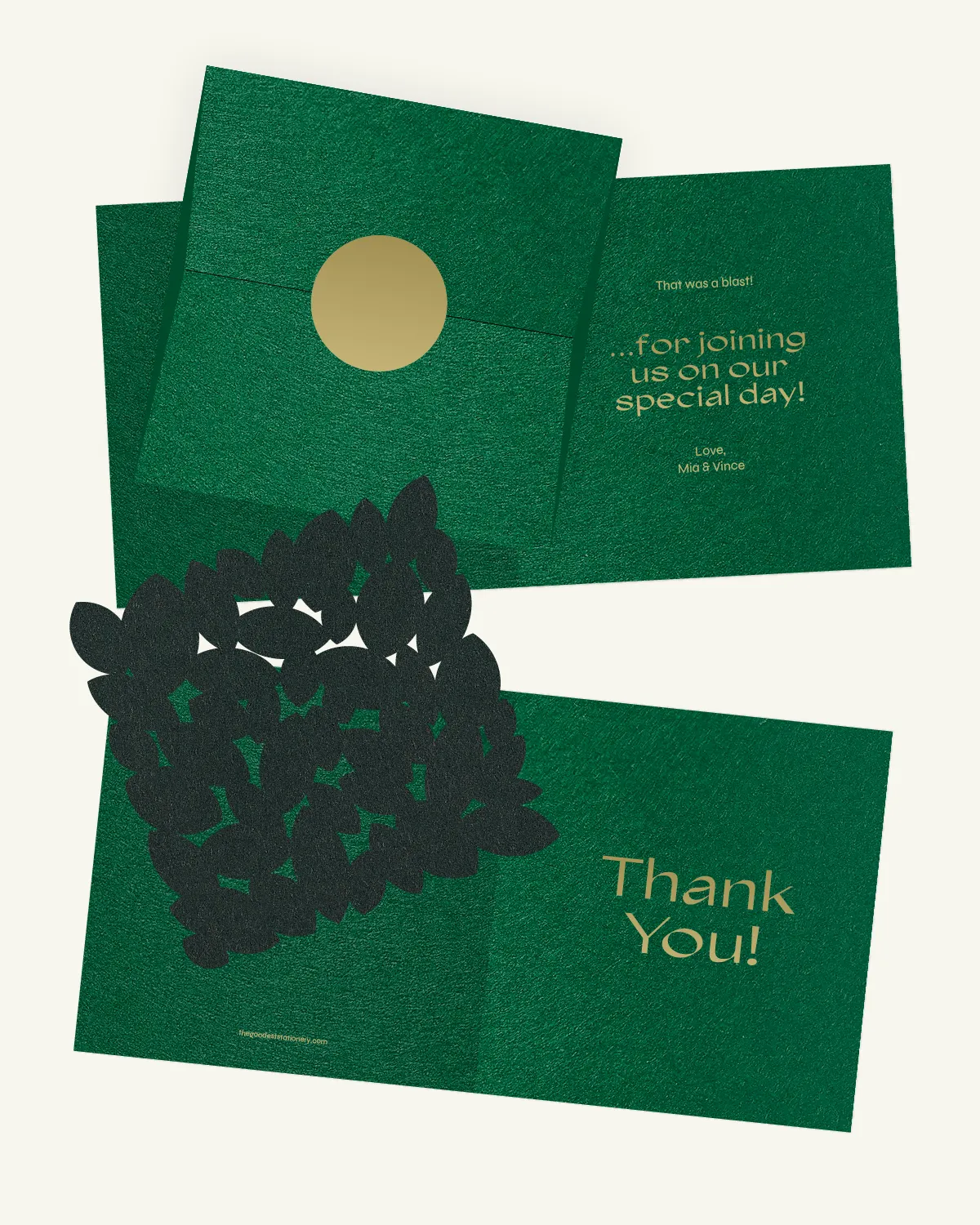 Beautiful Digital mockup of the Java Suite thank-you card with envelope. Beautiful Digital mockup of the Java Suite thank-you card with envelope.