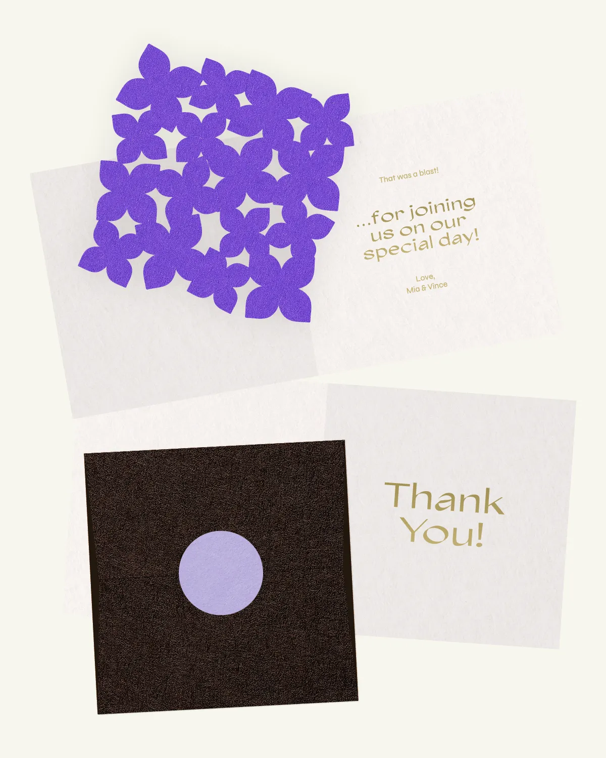 Beautiful Digital mockup of the Leylak Suite thank-you card with envelope. Beautiful Digital mockup of the Leylak Suite thank-you card with envelope.