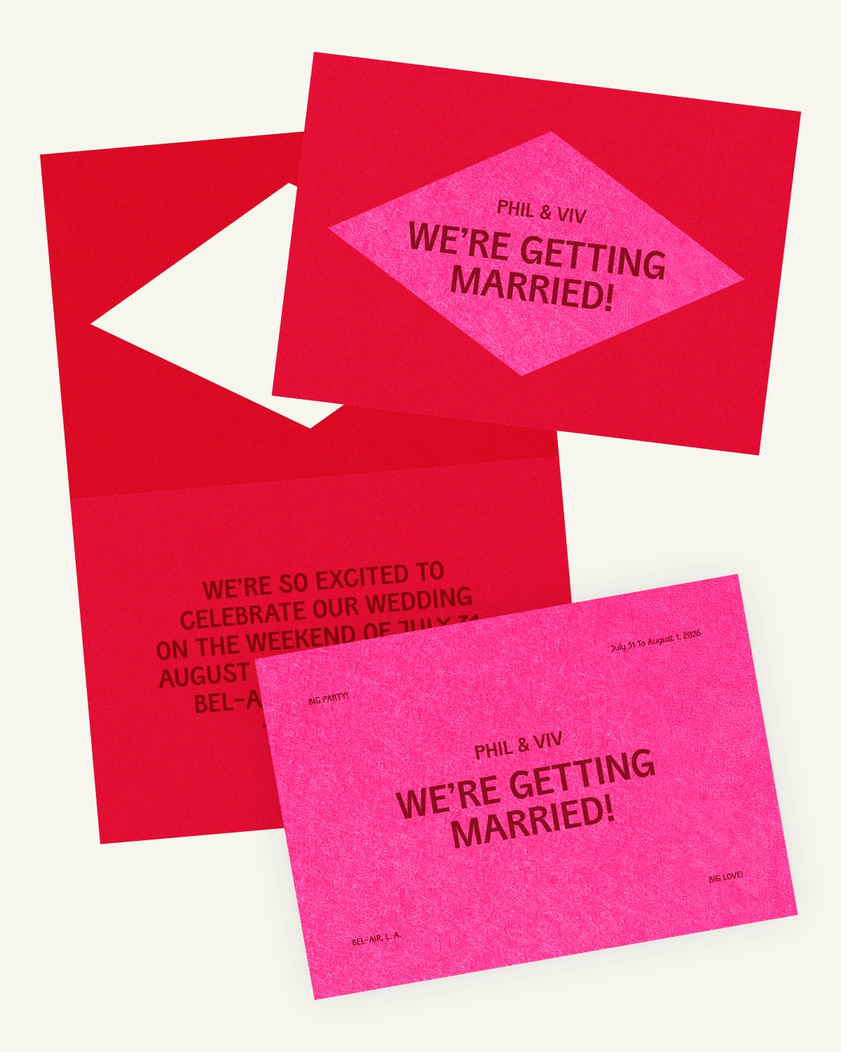 Digital mockup of the beautiful Kir Royal Suite invitation and inlays with the original paper texture. Digital mockup of the beautiful Kir Royal Suite invitation and inlays with the original paper texture.